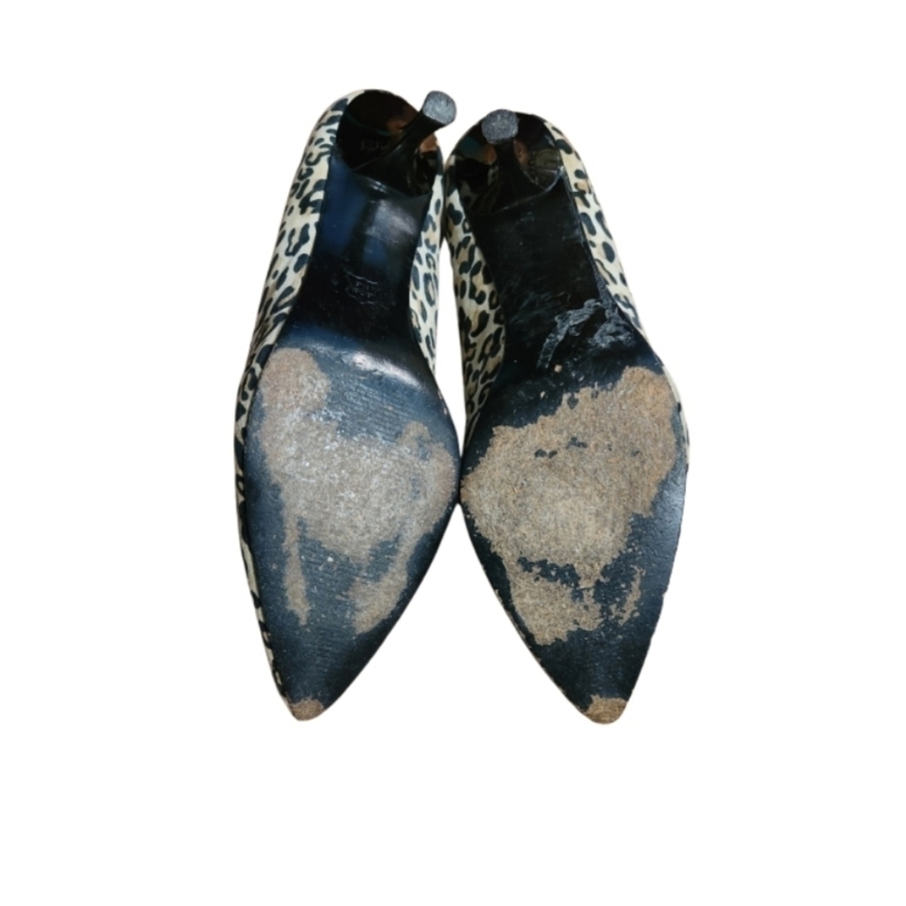 Nine & Co Women's Pointed Cheetah Heels Stiletto - Picture 7 of 7